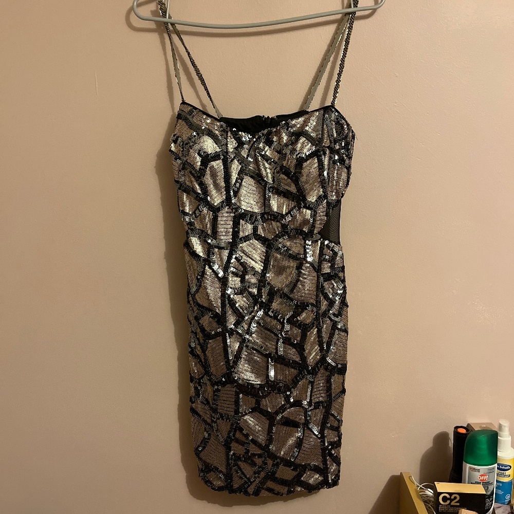 Sequin mini dress